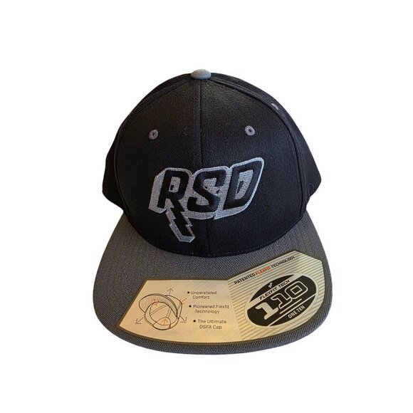 Rsd Flexfit 110 One Ten OSFM Black Bolt Hat Acrylic/Wool Blend Adjustable - Picture 8 of 13